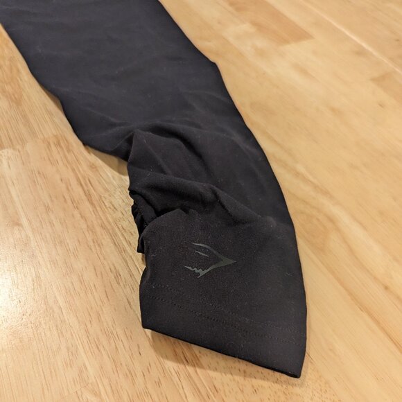 Gymshark Whitney Rib Waist Leggings - Black - size M - Picture 3 of 8